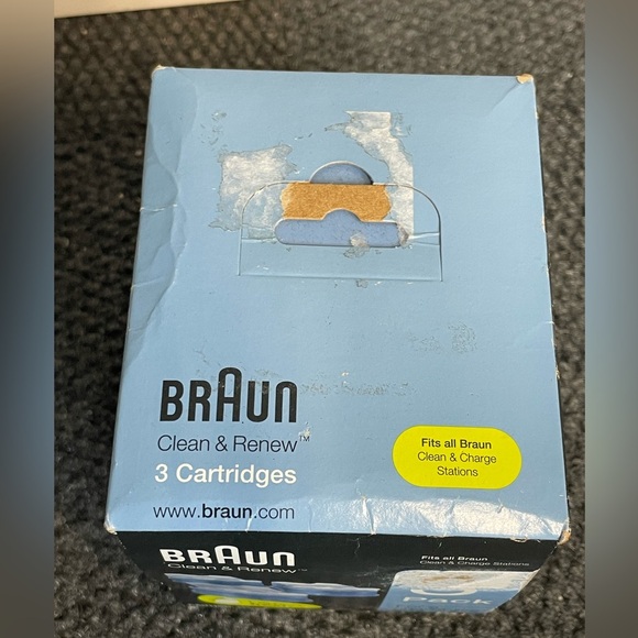 BRAUN Clean & Renew lemon fresh 3 pack NEW Mens Shave Skincare Lotion Cleaner - Picture 2 of 4